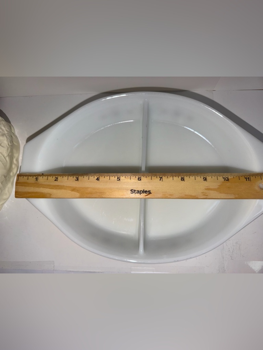 Vintage Pyrex Town & Country 1.5 QT Divided Casserole Dish #063 – NO LID - Picture 3 of 9